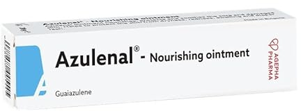 Azulenal Ointment with Guaiazulene – Soothing Healing Ointment for Hemorrhoids, Anal Fissures, Cuts, Burns, Insect Bites, Nappy Rash & Sore Nipples – Helps Relieve Itching, Redness & Discomfort – 20g