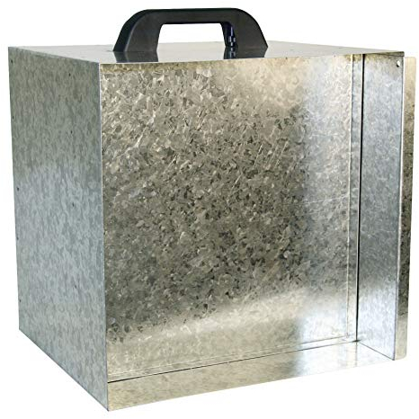 Kerbl Metall-Akkukasten mit Dach für AN-12V-Geräte