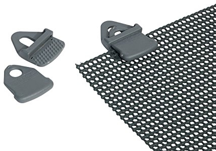 Bo-Camp 4217000 - Tarp clips, 4 units, grey
