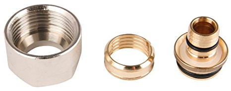 WIROFLEX | Klemmring-Adapter für Wiroflex-Rohr | Schraubsystem | Fitting | 1 A x 16 mm | Für Mehrschichtverbundrohr