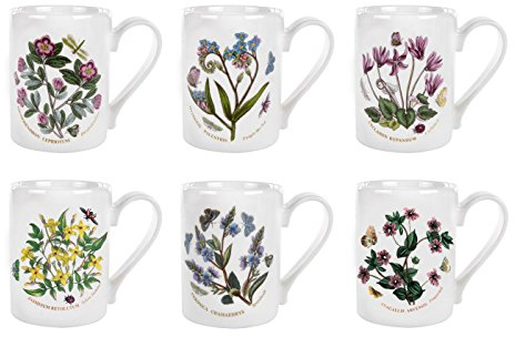 Botanic Garden Coffee Mugs 10oz - Set of 6