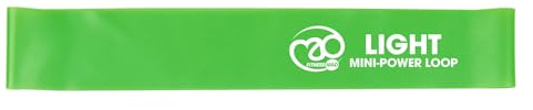 Fitness Mad Unisex Adult Mini Power Loop Light Resistance Loop - Green, Light