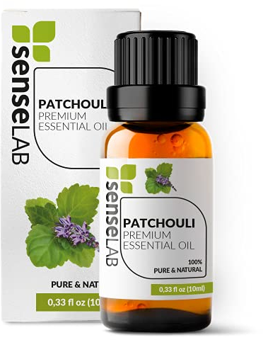 Ätherisches Patschuliöl - 100% Reines, Natürliches, Für Die Therapeutische Anwendung Geeignetes Patschuliöl - Für Diffuser und Luftbefeuchter - Entspannendes Duftöl - Haar Und Hautpflegeöl (10 ml)