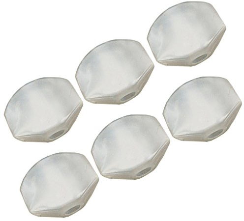 Sharplace 6 Stück Universal Gitarren Mechaniken Knöpfe Stimmwirbel Stimmgerät, Mechanische Stimmwirbel Button für Akustische Gitarre E-Gitarre, Weiß