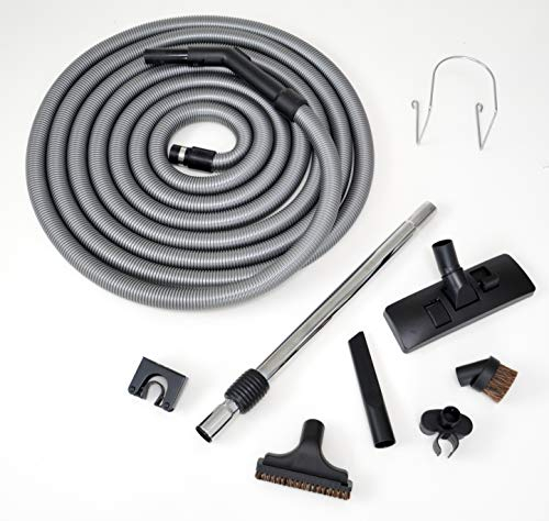 Genialvac Standard-Schlauch-Set für Zentralstaubsauger für Saugdosen 36-38mm (Länge 4,5m)