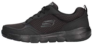 Skechers 52954-BBK_41, Men's Sports Shoes, Black, 7 UK (41 EU)