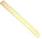 Vektenxi 15cm Gold Vintage Messing gerade Lineal Metall Kupfer Lesezeichen, Mini gerade Lineal Messing langlebig und praktisch