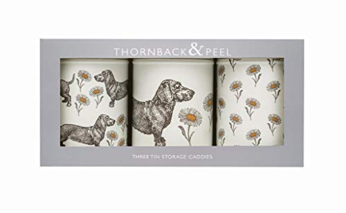 Thornback & Peel - Dog & Daisy - Caddy Tin Set of 3