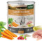 AniForte Hundefutter Nass LandChicken 6 x 800g – Nassfutter für Hunde, Frisches Huhn mit Gemüse & Früchten, hoher Fleischanteil, Natürliches Hundenassfutter glutenfrei