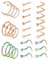Incaton Nasenpiercing 20G Nasenring 0.8mm Piercing Nase 30Stk Nasenstecker Chirurgenstahl Nasen Piercing Schmuck Set