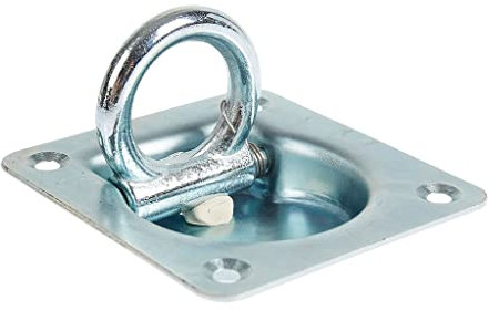 OROK - Anneau arrimage, Anneaux de Fixation pour remorque - 1 pièce - A encastrer - Dimensions : 96 x 102mm - Profondeur : 25mm - Convient à Tous Types d'utilisation (remorque, Plancher..)