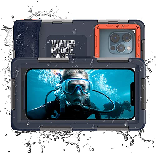 T-Bee Handyhülle wasserdichte IPX8 zum Schwimmen Universal Tauchabdeckung Unterwasser Handytasche für iPhone 13 12 Pro Max XR Samsung S9 S21 Huawei Google OnePlus Xiaomi LG