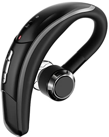 Bluetooth Headset CVC6.0 Geräuschunterdrückung, Wireless Kopfhörer Business-Stil Freisprechen im Ohr Kabelloses Headset mit Mikrofon, 280 Stunden Standby, Handsfree Bluetooth Ohrhörer (Schwarz)