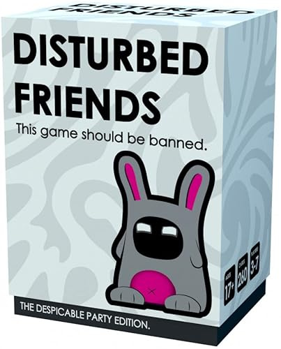 Disturbed Friends Die Einfach unverbesserliche Party-Edition | EIN tolles Partyspiel zum Spielen mit Freunden | Finde heraus, wie gestört Deine Freunde tatsächlich sind! UK Edition für Kinder ab 17