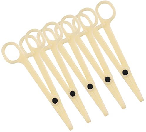 Healifty Pinze per Setto Monouso Pinze per Piercing Pinze per Piercing Sterili Kit per Piercing all' Orecchio Monouso Strumento per Piercing: 5 Pezzi