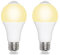 Glühbirne LED E27 mit PIR Bewegungsmelder 12W Warmweiß 3000K, 1000LM, AC 230V, 120 Grad, Auto on/off, Radar Bewegungsmelder LED Lampe E27 für Hauseingangstüre Treppen, 2er-set