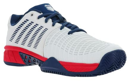 K-Swiss Performance Herren Express Light 3 HB Tennis Shoe, Bit of Blue/Blue Opal/Lollipop, 46 EU