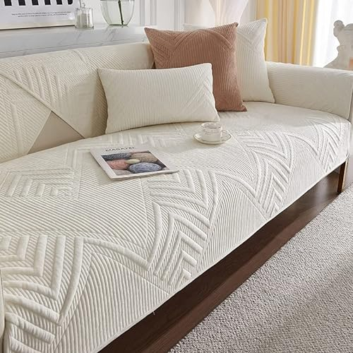 Samt Couchbezüg Sofabezüge Schonbezug Sofa Sofabezug Sofa Überzug 3/2/1/4 Sitzer Sofahusse Couch Bezug Sofa Überzug Hussen Stretch Sofa Abdeckung Sofaüberwurf Couchhusse (Color : 20#, Size : 90x180c
