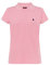 S&C - Polo Donna Manica Corta - Polo Donna Custom Fit Leggermente vestibilità - Bordatura a Maniche e Collo a Costine - Made in Cotone e in Spagna, Rosa Pastello, XL
