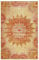 Moderner Kurzflor Teppich im Vintage Look von WECONhome für Wohnzimmer, Schlafzimmer oder Arbeitszimmer – Rooftop (240 x 340 cm, gelb)
