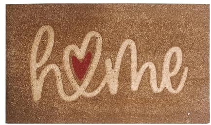 Roseley Large Doormat 45 x 75cm Non-Slip Entrance Rug for Winter Natural Coconut Coir Runner Indoor Outdoor Welcome Mat Heavy Duty Dirt Trapper [Home]