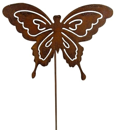 Beetstecker Schmetterling 28 x 15 cm Garten Blumentopf Stecker Deko GTT J133