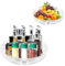 ZITUZY 2 Stück Drehteller Organizer, Drehteller Kühlschrank, 360° Drehbarer Gewürzregal,Turntable Fridge Organiser,Turntable Organizer, für Vorratsdosen und Gewürze（27 + 23 cm）