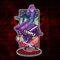 Anime Hazbin Hotel Alastor/Angel Dust Acryl Stehfigur Doppelseitig Transparent Ständer Miniatur Actionfigur Desktop Dekoration (Typ 6, 15 cm)