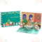 scicent Karten Weihnachten Pop Up Karte Weihnachten Lustige 3D Weihnachtskarte Weihnachtskarten Pop up für Kinder Handgemachte Popup Weihnachtsgrußkarte für Mädchen und Jungen - 20836