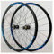 KLYso 700C Mountainbike 26/27.5/29 Zoll Laufradsatz Vorne Hinten Rad Steckachse Scheibenbremse 24H 6 Krallen Stright Pull 12 Geschwindigkeit Räder(Blue,29in)