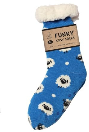 Bartleby Ladies Sherpa Socks - Sheep Design Design