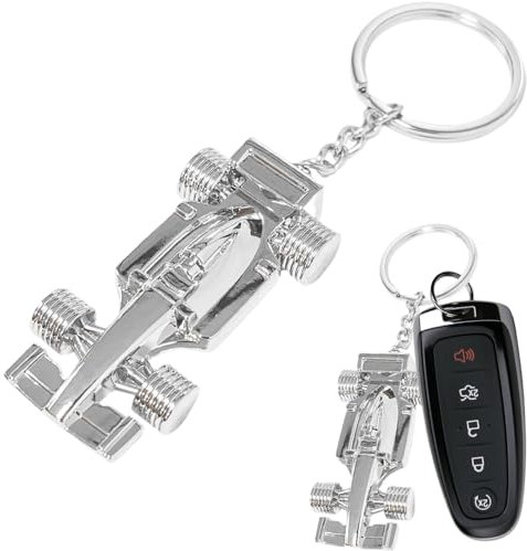 Porte clés voiture, Accessoires de porte-clés de voiture en métal pour votre clé ou votre présentoir, parfait pour la fête des pères, anniversaire, pour les fans de course