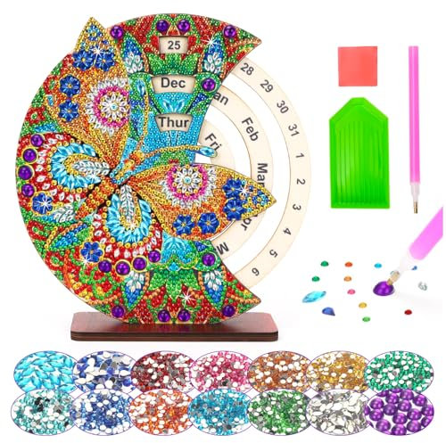 Bastelset Geschenk Mädchen 8 10 12 Jahre: Diamond Painting Kalender Spielzeug für 6-12 Jahre Mädchen Jungen, Diamant Basteln Kinder Ab 6-12 DIY Kreatives Geburtstag Geschenke Mädchen 6 7 8 9 10 Jahre
