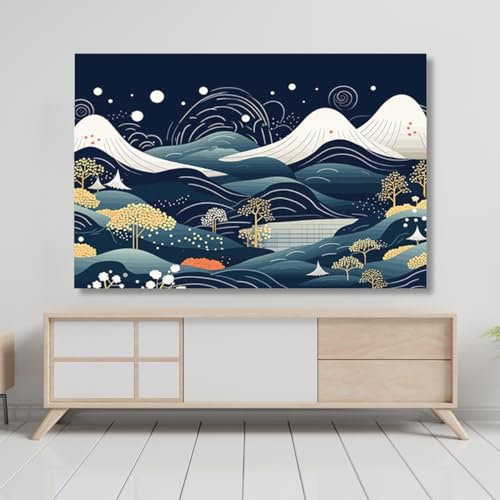 Japanische Tv-staubschutzhülle Für Den Innenbereich, Glatte Display-schutzabdeckung, LCD-Bildschirm-tv-Abdeckung Für Desktop-wandmontage, Gebogener Bildschirm(Size:19IN(W46xH35CM),Color:a)