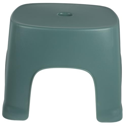 ERINGOGO Tabouret Toilette en Pvc Vert Confortable et Stable, Escabeau Ménager Antidérapant pour Salle de Bain Cuisine, Tabouret de Toilette Pratique pour Garçon et Filles