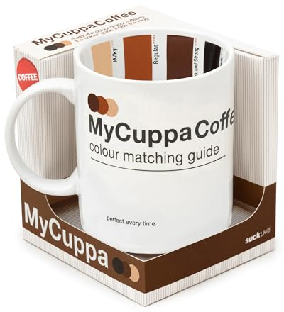 Suck UK My Cuppa Coffee Hot Drinks Mug | Novelty Gift for Coffee Lovers | Coffee Mug Cup |