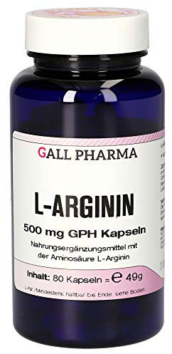 Gall Pharma L-Arginin 500 mg GPH Kapseln 80 Stück