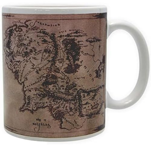 ABYSTYLE -El Señor de los Anillos - Taza - 320 ml - Mapa