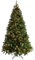 WeRChristmas Pre-Lit Spruce Multi-Function Christmas Tree, 2.1 m - 7 feet with 300-LED Lights, Green