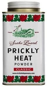 Snake Brand Prickly Wärmekühlpulver, gut für Hitzeausschlag, 1 Dose (klassisch, 150 g)