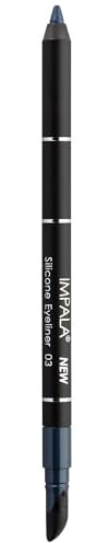 IMPALA | Wasserdichter Gel-Eyeliner mit Silikon, Matt Dunkelgrau Nº 03 | Präziser Strich oder rauchiger Effekt | Leicht aufzutragende cremige Textur | Intensive und lang anhaltende