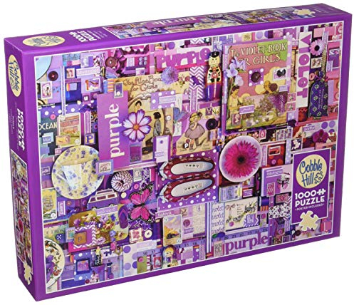 Cobble Hill 80151 1000 pc Purple Puzzle, verschieden