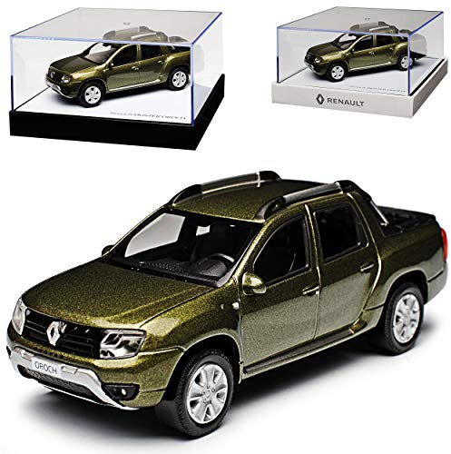 Norev Dacia Duster Oroch Renault Pick-Up 1. Generation Grün 2010-2017 1/43 Modell Auto mit individiuellem Wunschkennzeichen