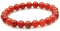 MJDCB Bracelet Agate Veine Dragon Rouge Naturelle 8mm Perle Pierre de Protection Puissante
