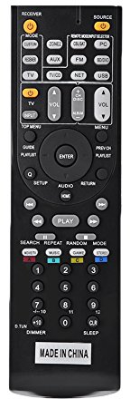 Tosuny Télécommande Universelle RC-799M Fit pour récepteur Audio vidéo Onkyo, Distance de contrôle à Distance supérieure à 10 mètres / 32.81FT (Fonctionne Uniquement avec Le système audiovisuel)