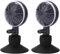 2pcs Bubble Air Stones, Acuario Aire Piedra Disco de aire de piedra giratoria Airstones de oxígeno ajustable Bomba de aireación difusora con ventosas para acuarios hidropónicas