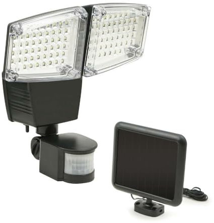 Double projecteur LED mural avec détecteur de mouvements