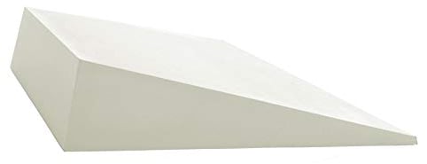 saarschaum• Keilkissen • Reflux Kissen • Matratzenkeil für Bett und Sofa • Schlaferhöhung gegen Rücken- und Nackenschmerzen B:140xL:50xH:15 (weiß)