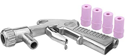 Kit de chorro de Granallado Herramienta de granallado Sifón de aire Granallado de Pistola de granallado Oxido Elimine el abrasivo con 4 boquillas de cerámica