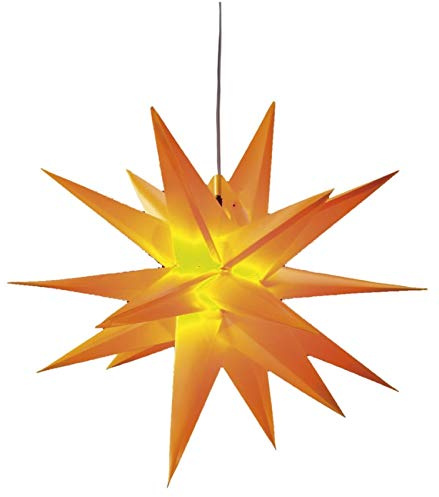 HGD CAS30191 Weihnachtsstern, Kunststoff, farbig, groß